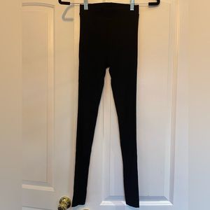 Zara black ribbed leggings